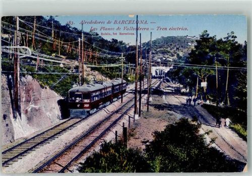 Barcelona Alrededores de Barcelona las Planas de Vallvidrera Tren electrico