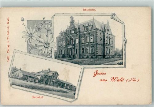 Wald Rathaus Bahnhof