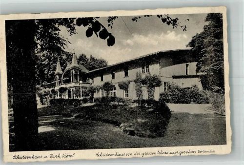 Wesel Schützenhaus Parkanlage Bahnpost Duisburg-Hamburg