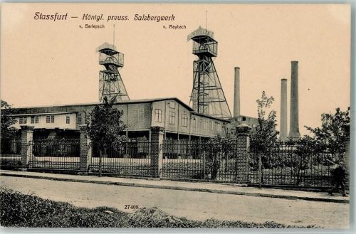 Staßfurt Königl. preuss. Salzbergwerk v. Berlepsch v. Maybach