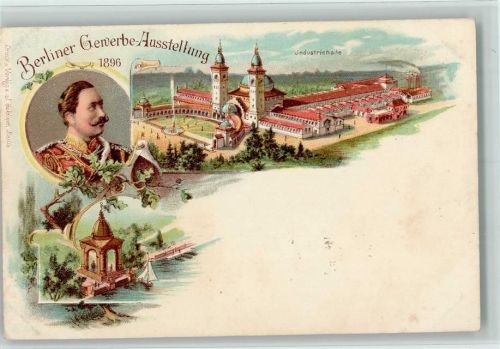 Berlin Mitte Gruss aus - Verlag Goldiner- Industriehalle AK