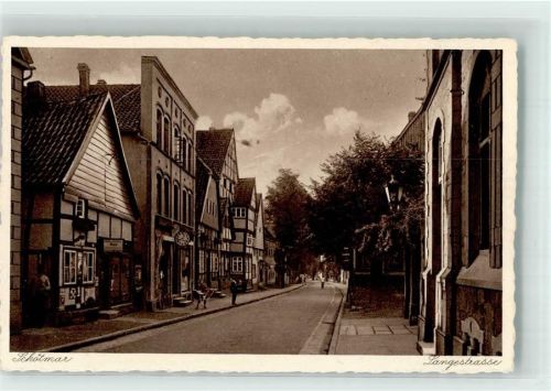 32105 W4902 Schötmar Foto AK Langestraße