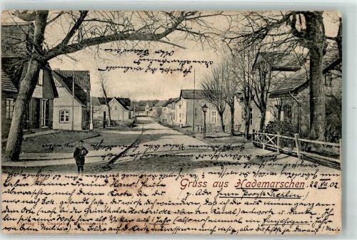 Hanerau-Hademarschen 1902 Dorfstraße