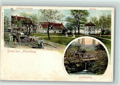 Atzelsberg Gasthaus Seybold, Quelle, Schloss, Eckknick