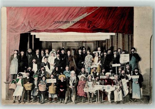 82067 W8021 Schäftlarn Gebrauchsspuren Fastnacht 1905