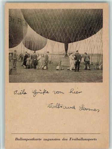 1956 Freiiballon Saarbrücken 1956