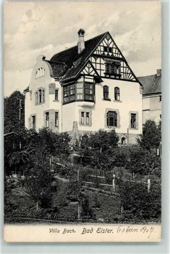 08645 O9933 Bad Elster 1907 - Villa Bach