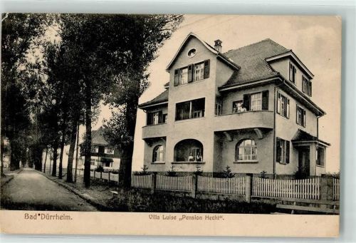 78073 W7737 Bad Dürrheim , Schwarzw 1914 - Villa Luise Pension Hecht