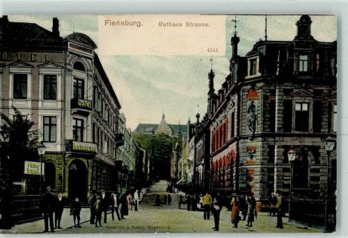 24937 W2390 Flensburg 1904 - Rathaus-Straße