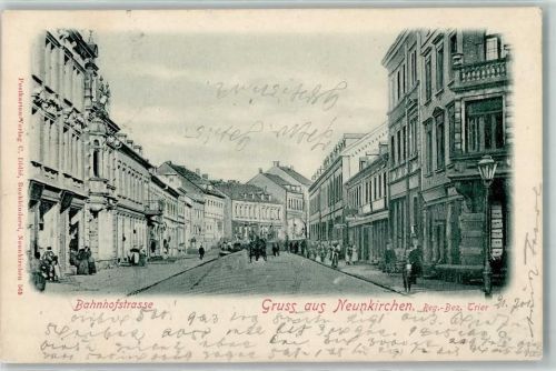 Neunkirchen 1901 Bahnhofstraße