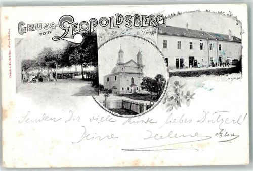 Wien 1899 St. Leopold Kirche Leopoldsberg