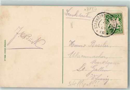 Starnberg Schiffspost 1902