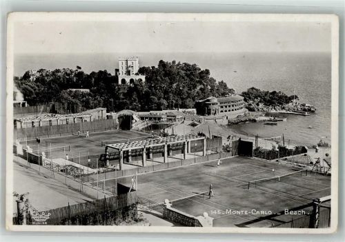 Monte Carlo 1933 Tennis Hafen