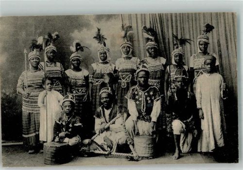 Stellingen 1917 Völkerschau Sudanesen Truppe