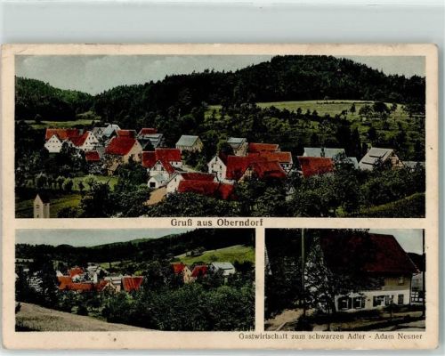 Oberndorf Landpost Oberndorf Gasthaus zum schwarzen Adler