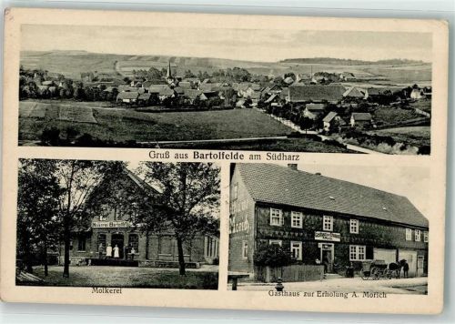 Bartolfelde Molkerei Gasthaus zur Erholung Fuhrwerk