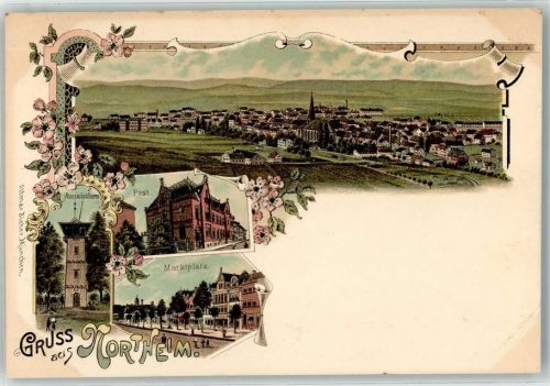 Northeim Post Aussichtsturm Marktplatz
