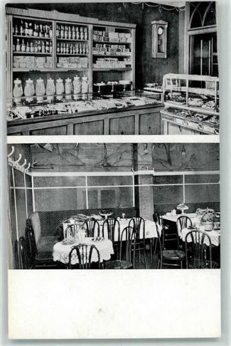Straubing Conditorei-Cafe Pielmaier Gastraum Kuchentheke