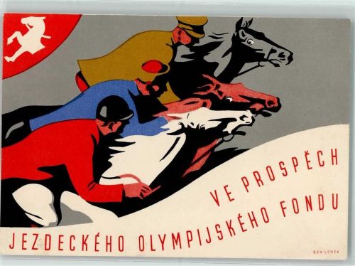 Pardubice 1937 Pardubice-Zavodiste , Malodohodove Jezdecke Hry A Military WK II