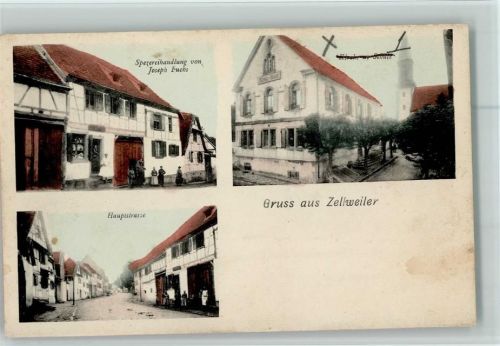 Zellwiller Spezereihandlung Dorfladen Schule Hauptstraße