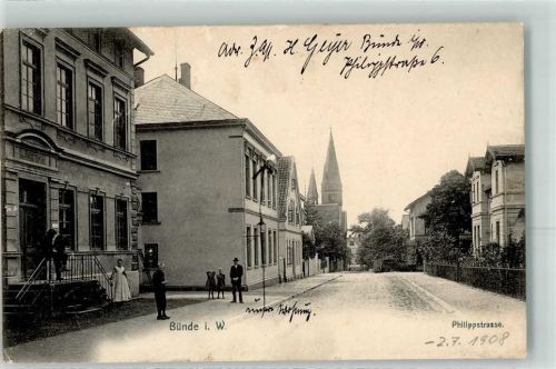 Bünde 1908 Philippstraße
