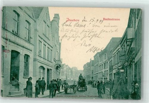 25524 W2210 Itzehoe 1899 - Breitestraße