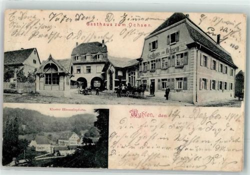 79639 W7889 Wyhlen 1901 - Gasthaus Zum Ochsen Kloster Himmelspforte