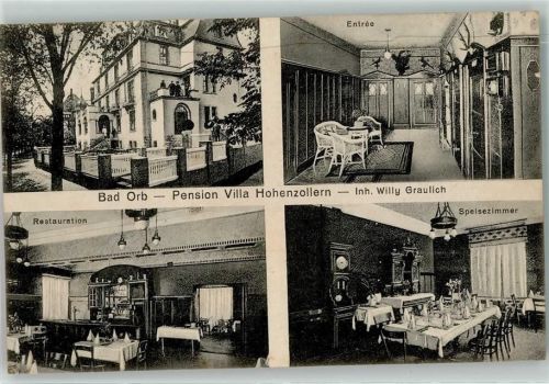 Bad Orb Pension Villa Hohenzollern Willy Graulich