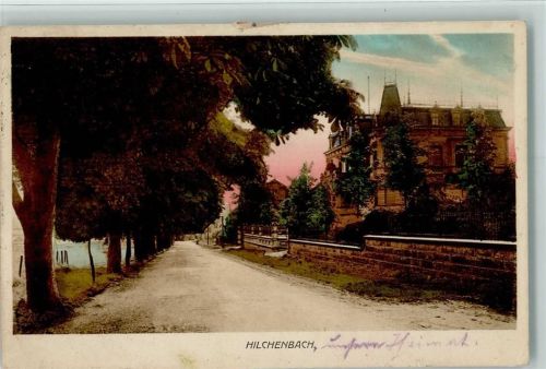 57271 W5912 Hilchenbach , Siegerland 1920 - Straßenpartie AK