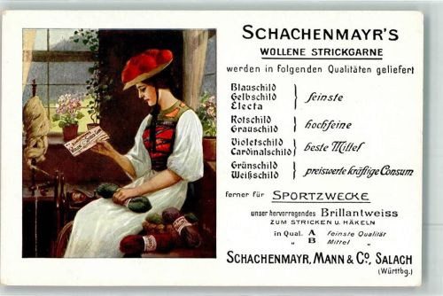 Salach Schachenmayer's Strickgarne Volkstracht