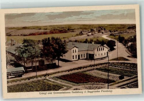 Padborg Eisenbahn Blick nach Flensburg