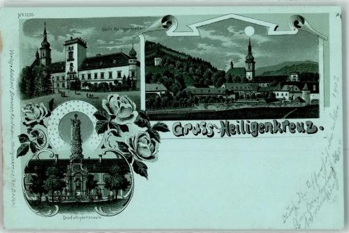 Heiligenkreuz 1899 Stift Heiligenkreuz Dreifaltigkeitssäule