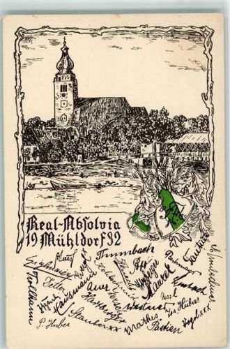 Mühldorf Real Absolvia Kirche Wappen Unterschriften