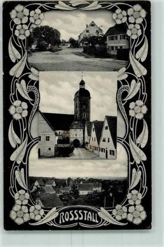 Roßtal 1907 Jugendstilrahmen