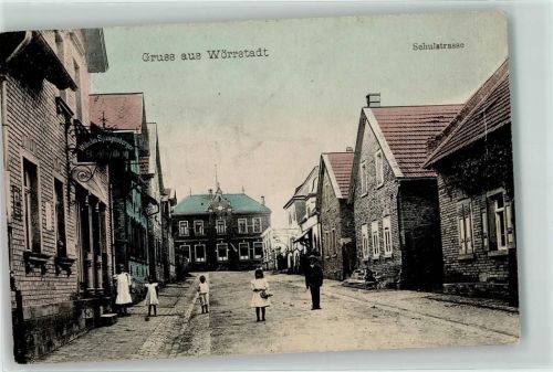 Wörrstadt 1913 Schulstraße Kinder