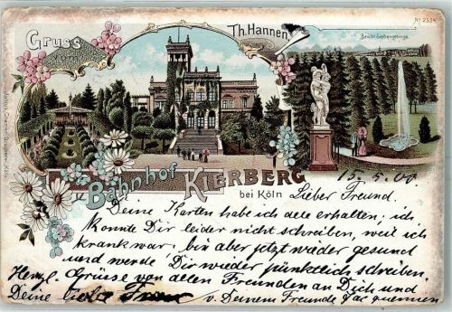 Kierberg Bahnhof Kierberg Bes. Th. Hannen Brühl Siebengebirge