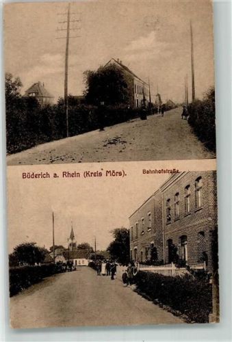 Büderich 1919 Bahnhofstraße