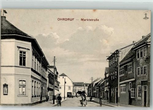 99885 O5807 Ohrdruf Foto AK Marktstraße