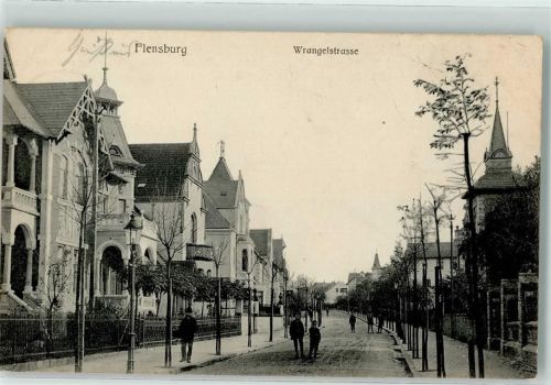 Flensburg 1908 Wrangelstraße