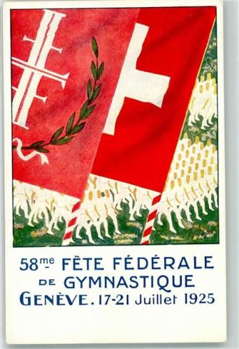 Genève 58. Fete Federale de Gymnastique 1925