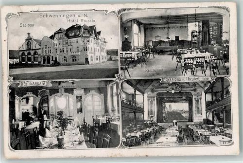 78048 W7730 Schwenningen am Neckar - Saalbau Hotel Roessle Theaterbühne