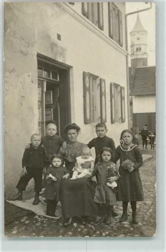 Ettringen Familienfoto Ort handschriftlich