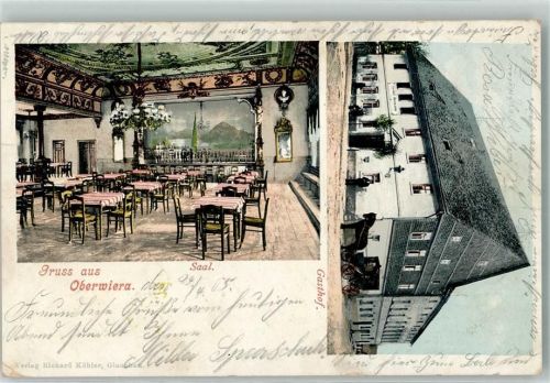 Oberwiera 1905 Gasthaus Saal Bühne