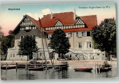Wannsee Seglerverein Seglerhaus Segelboot