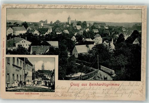 01768 O8237 Reinhardtsgrimma 1902 - Gasthaus Schloß