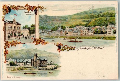 Niederfell Burg von der Leyen Mosel Gasthaus zum Anker