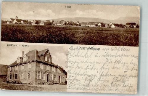 78073 W7737 Unterbaldingen Gebrauchsspuren Gasthaus zur Sonne
