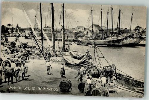 Barbados Hafen Segelschiffe