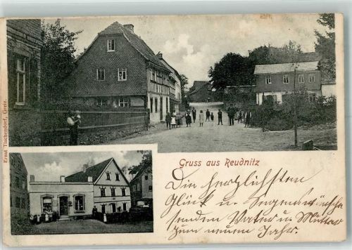 Reudnitz 1904 Geschäftshaus Dorfstraße