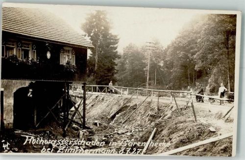 Bärenhecke 1927 Hochwasser-Katastrophe 8.7.1927